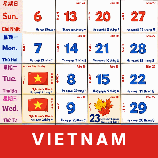 Vietnamese Calendar icon